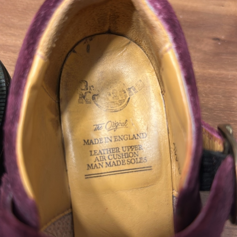 Vintage Dr Martin Suede Mary Jane loafers - Picture 2 of 8